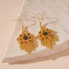 Water Drop Flower Earrings, Elegant National Style, High-end Earrings for Women
