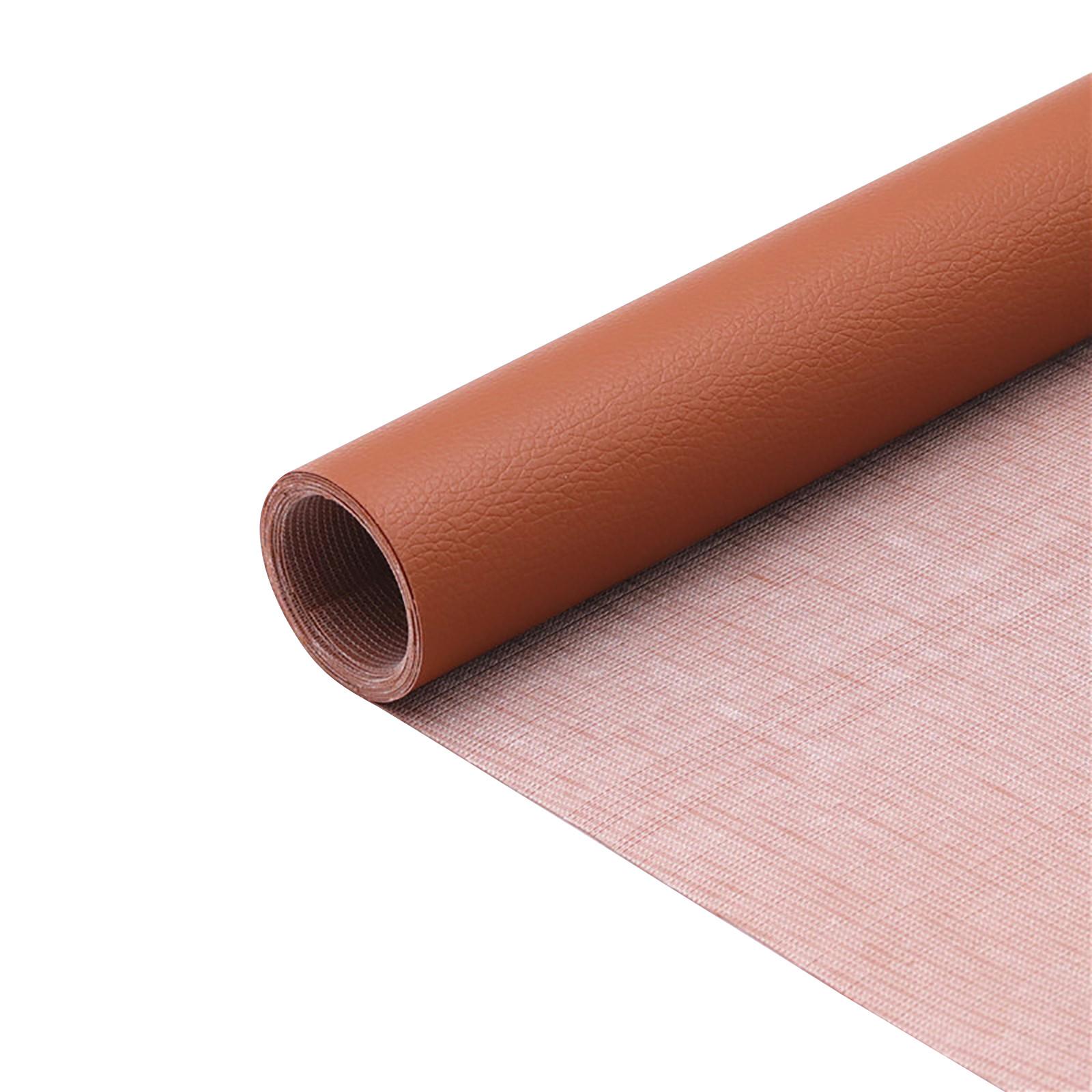 

1 рулон самоклеящихся заплат из искусственной кожи для дивана 50x137 см BW коричневый