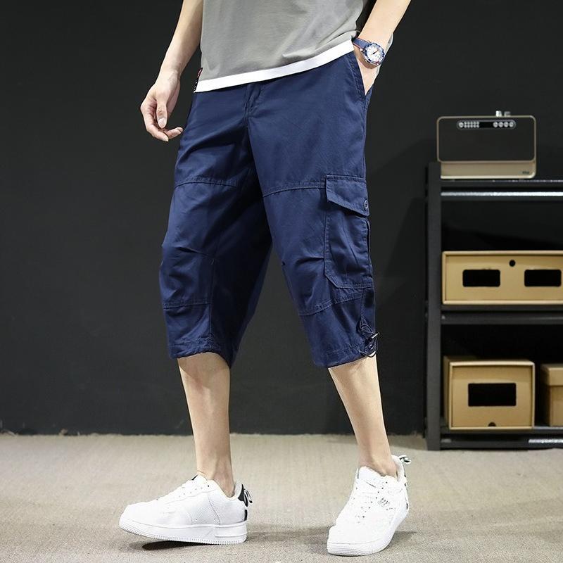 

Summer Cargo Shorts Men Military Khaki Man Short Cotton Outwear Fashion Camouflage Casual Cargo Men Shorts 5XL