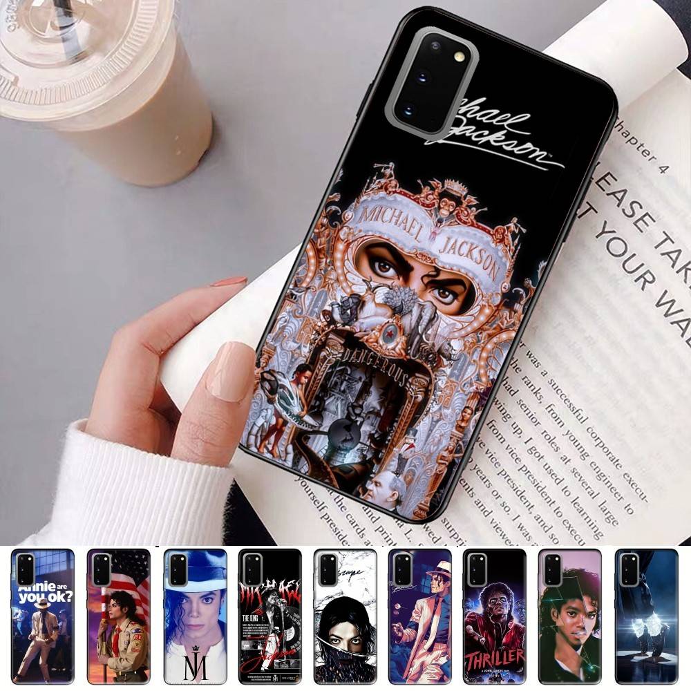 Pop Singer Michael Jackson Phone Case For Samsung S 24 Fe 25 Ultra Plus 20 Lite 21 30 22 23 24 22 Ultra 5G Fundas