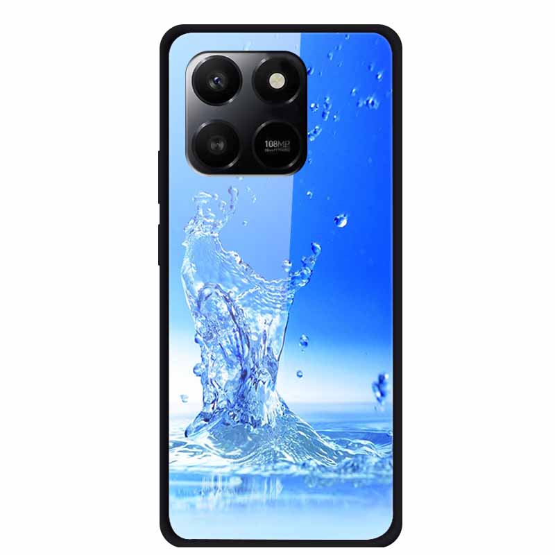 Glass Case For Honor X7d Play 10T 5G Case Soft Bumper Hard Tempered Glass Back Cover For Honor 400 Smart 2025 Phone Cases Fundas