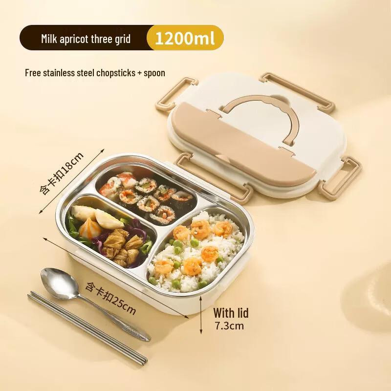 Jingxin 304 Stainless Steel Microwaveable Insulated Lunch Box