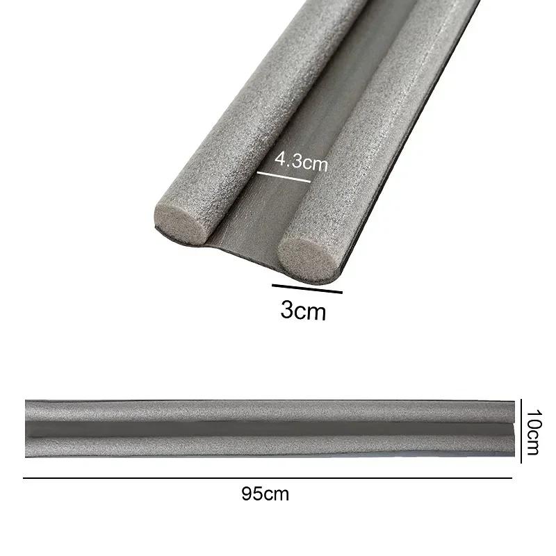 1PC Flexible Under Door Draft Stopper Door Bottom Seal Strip Weather Strip Thicker Anti-Cold Gap Blocker Sealing Weather Strip