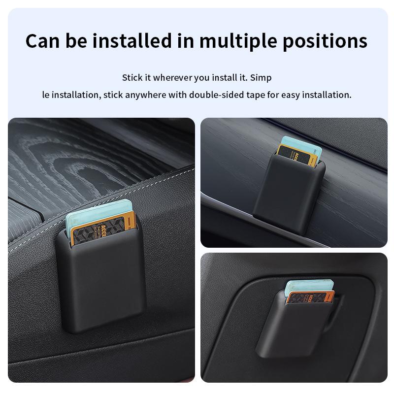 Multifunktioneller Auto-Organizer Auto-Sitzritzen-Karten-Ticket-Aufbewahrungsbox Halter Ständer Universelles Autozubehör Innenraum 6,8X8,5Cm