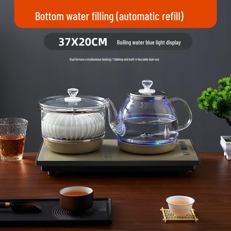 SULIDA Built-in Tea Table Set with Automatic Bottom Water Supply