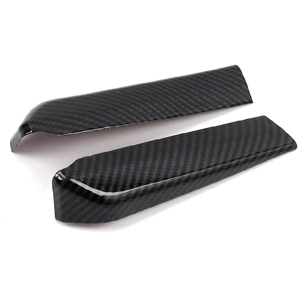 Car Accessories Fit for Toyota C-HR CHR 2018-2023 Front Door Window A Pillar Decoration Strips Cover Trim (Carbon Fiber Style) ABS 2 PCS