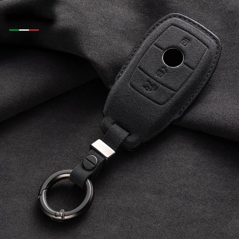 Styling Mouldings For Mercedes Benz A C E S Class GLC CLA AMG W177 W204 W205 W212 W213 W176 Car Accessories Alcantara Car Key Ca