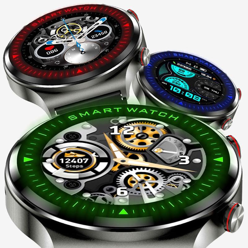 Men Business Smart Watch Sports Neon Bluetooth Call Local Music