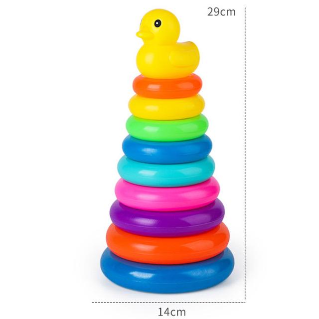 Montessori Baby Toy Rolling Ball Tower Montessori pedagogiske spill for babyer Stabling Track Baby Development Leker 1 2 3 år