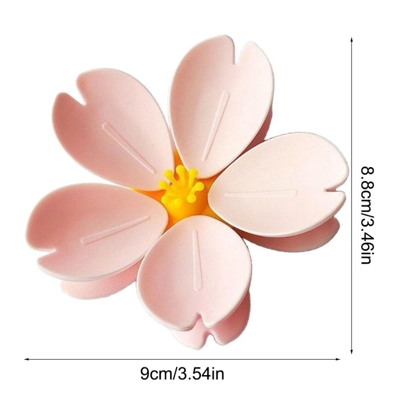 Magnetic Multifunctional Flower Shape Sealing Clips for Snacks Bag Refrigerator Magnets Kitchen Storage Organizers Clips