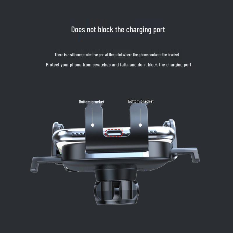 Multifunctional Car Phone Holder with Suction Cup & Air Vent Mount