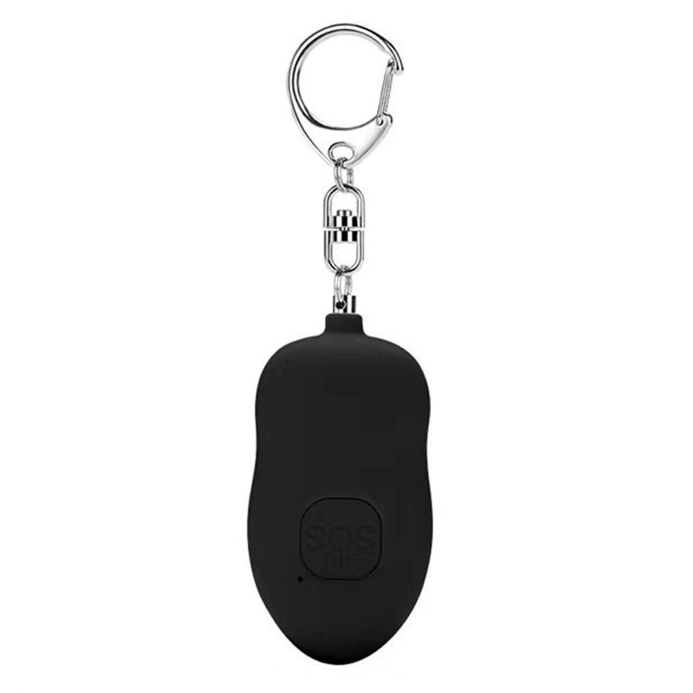 Personal Alarm LED Flashlight Rechargeable Whistle Security Alarm Keychain for Night Running Traveling Elderly Travelling 130dB