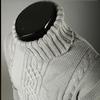 Men's Turtleneck Pullover Sweater Knit Sweater Thicken Cardigan