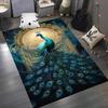 Cute Dream Bird Parrot Peacock Carpet Living Room Bathroom Decor Rug Mechanical Washable Mat Non-slip Floor Mat Entrance Doormat