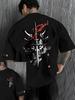 Samurai Pattern Printed Tshirt Young Fashion Tshirt Mens Fashion Clothing Tshirt Mens Tshirt