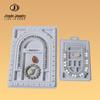 Jewelry DIY Necklace & Bracelet Beading Design Board with Measuring Tray.
