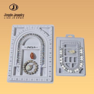 Schmuck DIY Halskette & Armband Perlen Designbrett mit Messfach.