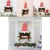 Charming Christmas Ornament Creative Faceless Doll Tree Decoration Whimsical Elf Wreath Gnome Door Hanger