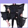 Bat Cosplay Costume With Hooded Jumpsuit For Halloween Party And Themed Events