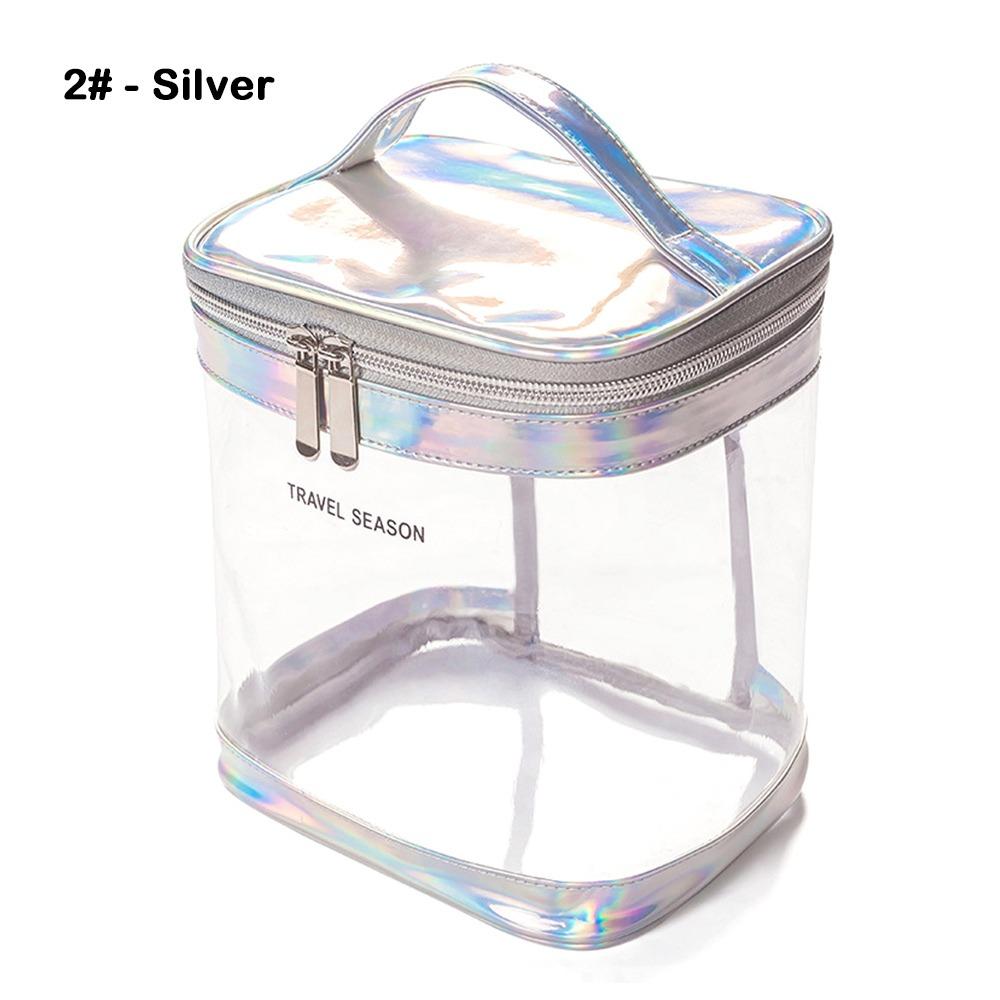 Fashion PVC Cosmetic Bag Large Capacity Travel Organizer Toiletry Bag Multifunctional Storage Transparent Washbag Travel Use
