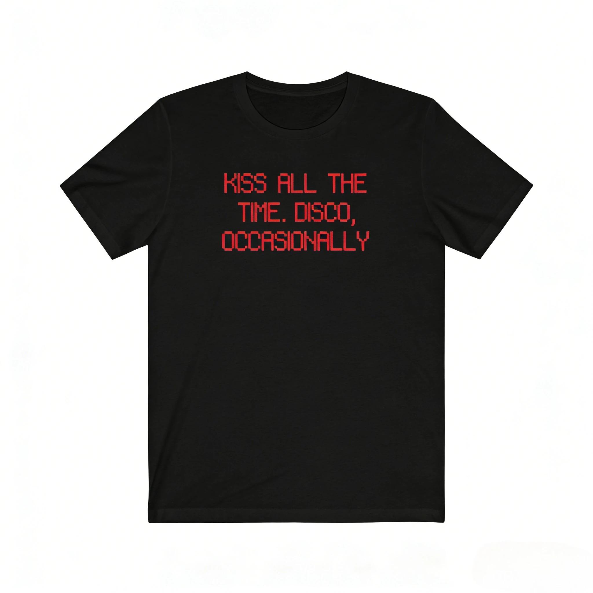 

Harry Styles Album Kiss All The Time Disco Occasionally Same Style Print T-shirt Men Women Cotton Summer New Tees 2026 Tshir... S разноцветный