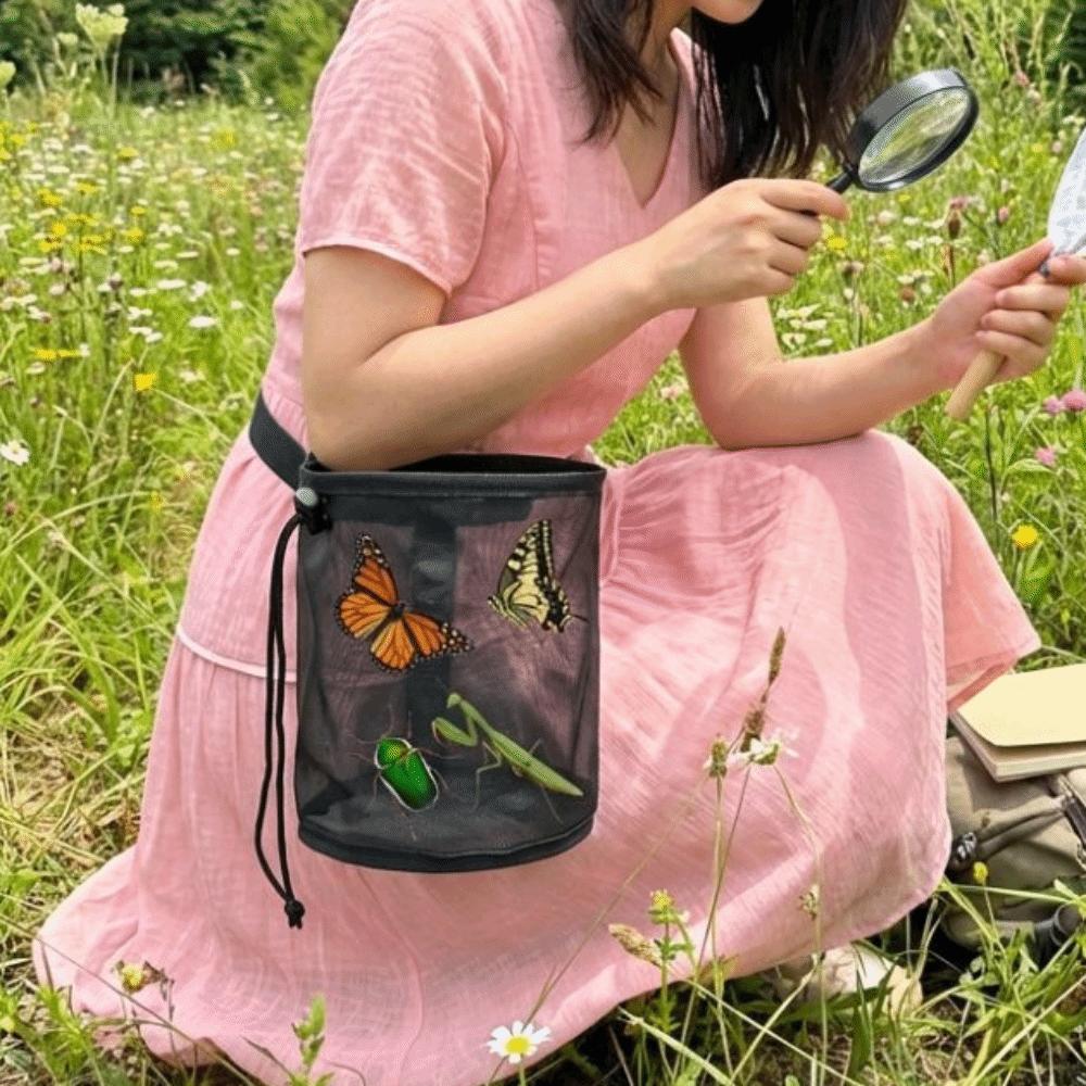 Exploration Mesh Butterfly Cage Folding Insect Mesh Cage Caterpillar Raising
