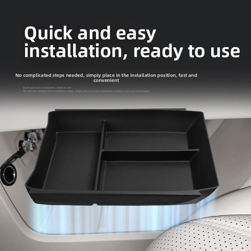 TPE Waterproof Center Console Storage Box for Fengyun ForT11 Easy tallation Scratch Resistant and Anti Slip Design