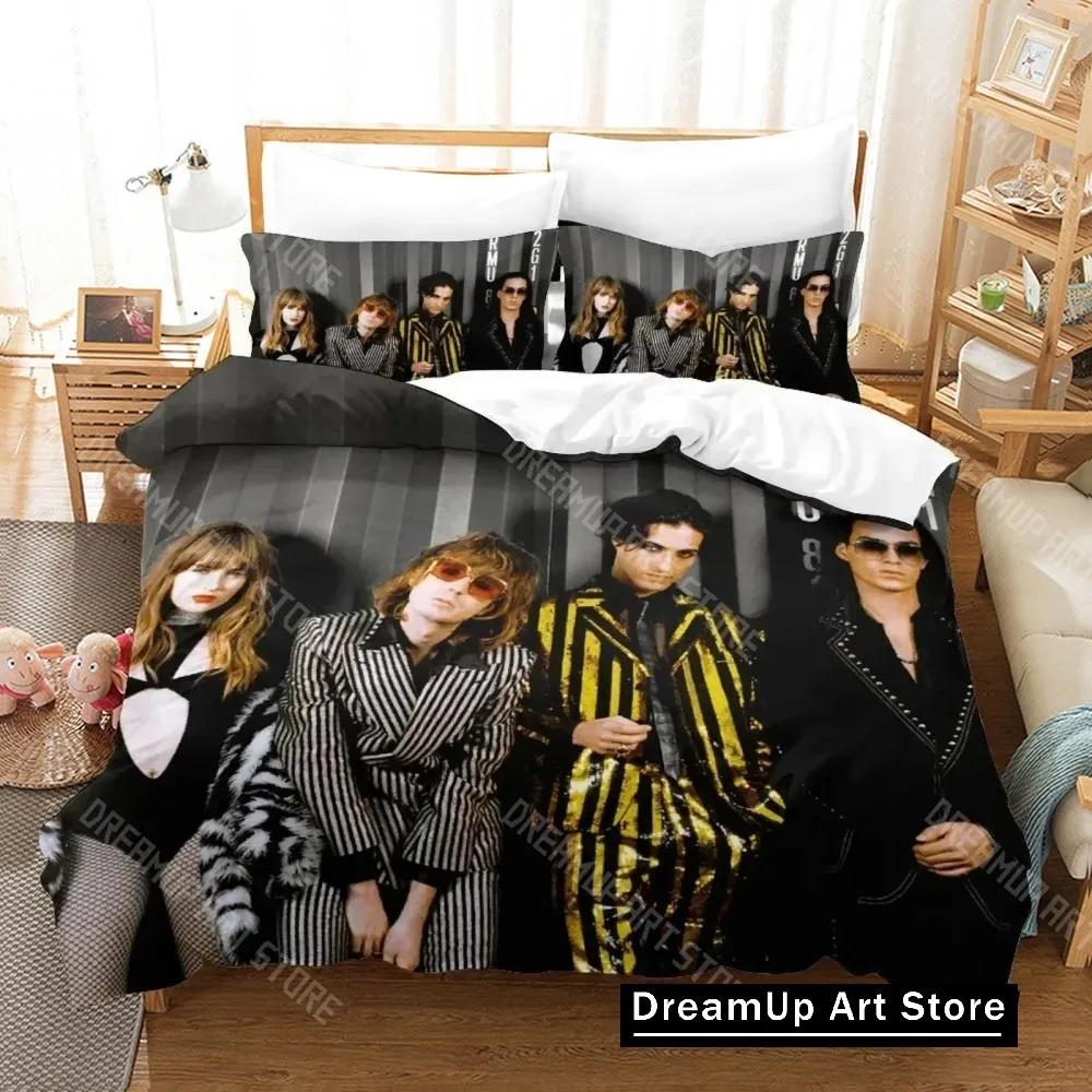 3D Print Maneskin Bedding Set Boys Girls Twin Queen King Size Duvet Cover Pillowcase Bed boys Adult Home Textileextile