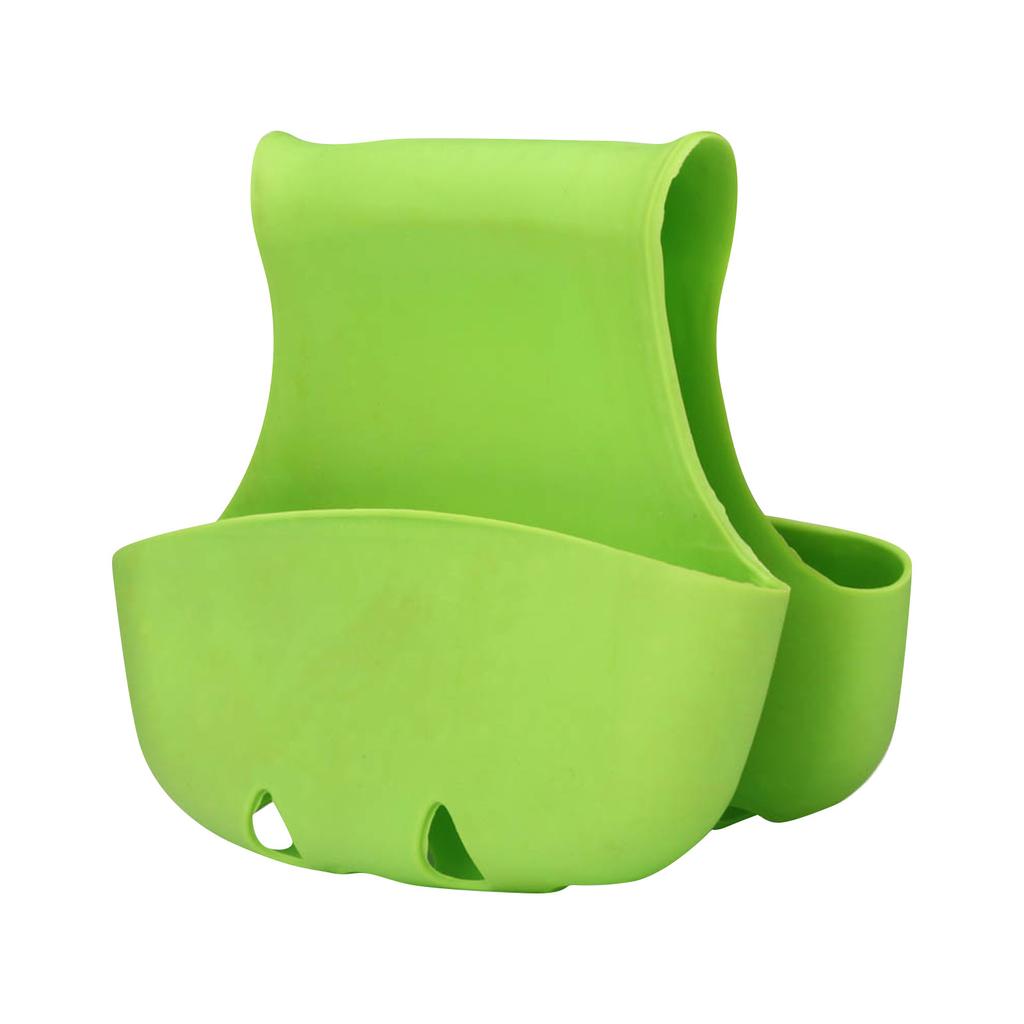 Dvojitý dřezový organizér Sedlový držák na houbičky Kuchyňský organizér Úložný držák na nářadí