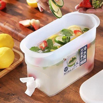 Getränkespender für Partys 3,5L Getränke Wasserbehälter Eiskalte Getränkespender mit Zapfhahn für Partys Strandbar Zuhause Outdoor