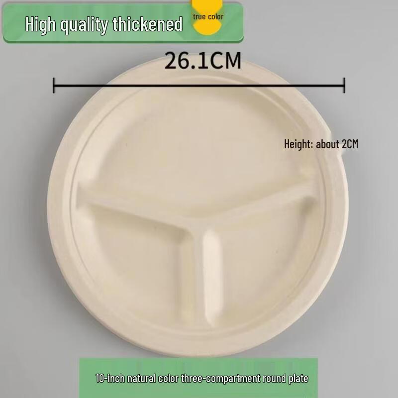 Degradable Disposable Pulp Plates