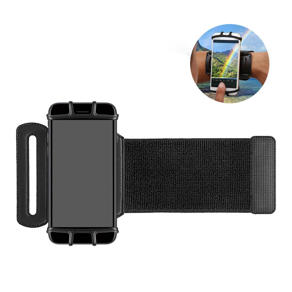 Rotatable Phone Holder Wristband Premium Stretchy Comfortable Forearm Armband for Jogging Running Walking Cycling Climbing 6