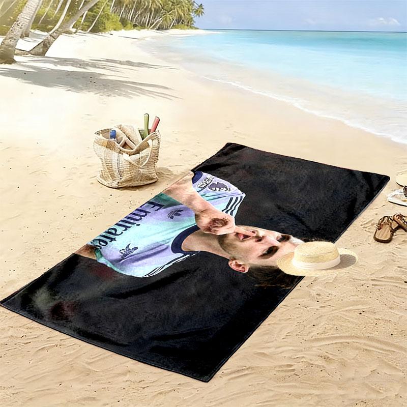 Rice Print Beach Towel, Large Soft Quick Dry Towel for Beach Camping Swimming
