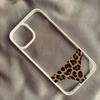 Funny Leopard Prints Panties Clear Phone Case for IPhone 16 15 13 14 12 17 Pro Max 16E INS Creative Y2K Shockproof Back Cover