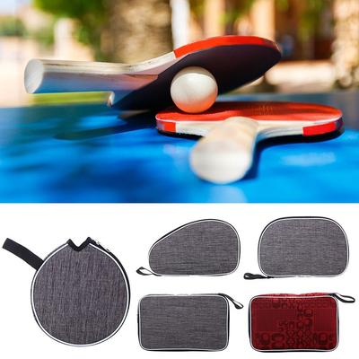 Cover Professional Ping Pong Paddles Case Capacity Single Paddle Table Tennis Rackets Bag With Belt