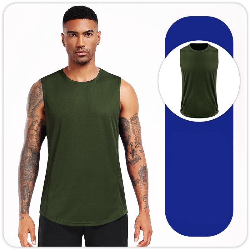 Pánské tílko na běhání do posilovny bez rukávů Joggerová tílka Tréninkový badminton Prodyšné Sportovní rychleschnoucí tričko S M L XL XXL 3XL 4XL