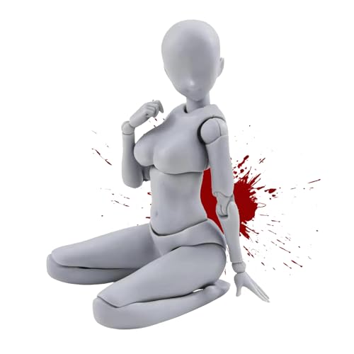 

Gnallang Drawing Figure, 30 Moveable Joints [Recommended by Professional Manga Artists] Muscular Body, Drawing Practice, Art, Sketching Prop, Female -