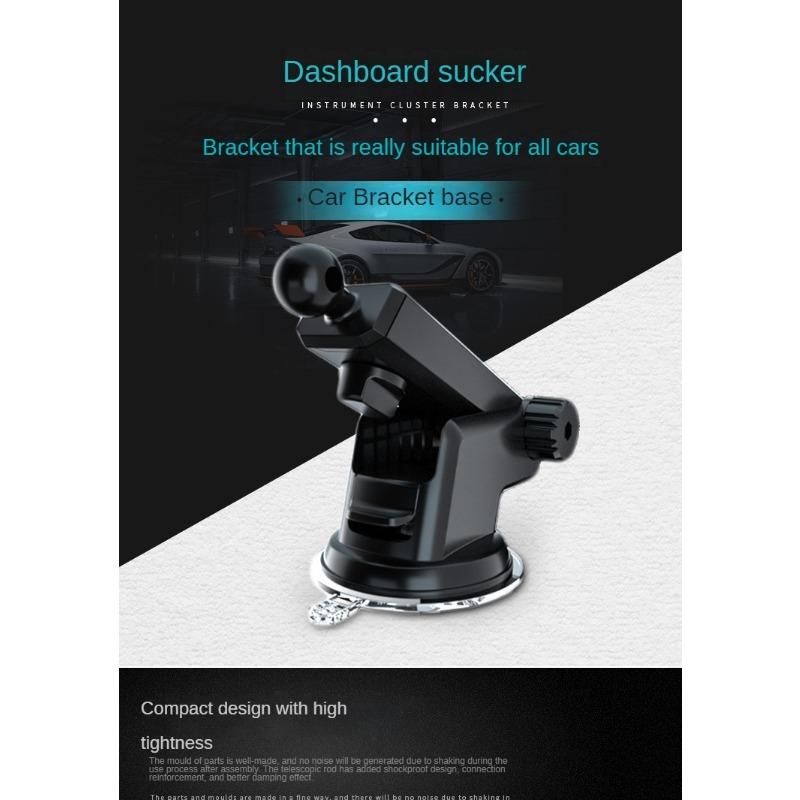 Ventuză rotativă de 360 ​​de grade, telescopică, pastă pentru tabloul de bord al mașinii, piedestal epoxidic cu ventoză, super aspirație multifuncțională