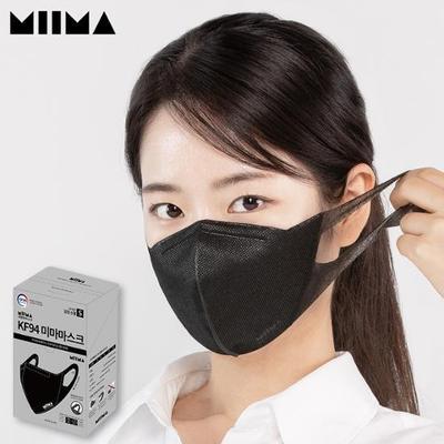 Miima Health Mask Small Black 30-Pack (KF94)