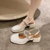 Women Sandals Retro Women's Sandals Quality Comfortable Shoes for Women Elegant Female Increased Shoes Sandales 2025