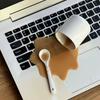 Interesting Spilled Coffee Sand Simulation Tricky Toys Prank Funny Phone Holders  Occupy Seat