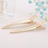 20pcs 25/30/35/45/50/60/80mm Clips Single Prong Alligator Hairpin With Teeth Blank Setting Jewelry Making Base For Hair Clips