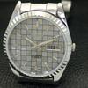REFURBISHED SEIKO 5 AUTOMATIC MENS WATCH JAPAN MADE GREY DIAL CUSTOM a440031-2 QV90-a440031