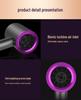 Celebrity Hair Dryer: Powerful Wind, Blue Light, Hot/Cold Dual Temp, Ideal for Home & Student Use