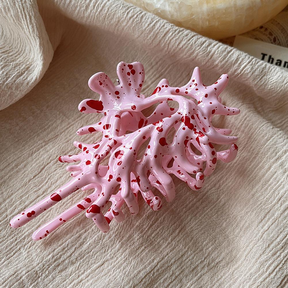 Acrylic Conch Hair Clip Geometric Hair Gripper Fashion Hair Claw Grasp  Daily