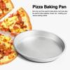 New Round Baking Tray Non-stick Even Heating Pizza Baking Pan Aluminum Alloy Bread Cake Tray