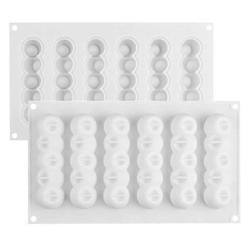 Moule de cuisson en silicone Design Boule de ficelle pour Chocolat Bonbon Gâteau Gelée Réutilisable Anti-adhésif Moule Fournitures de cuisson pour la maison la cuisine la fête