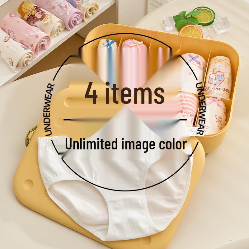 Girls' Triangle Underwear - A-Class Cotton Modal Ice Silk, No Wedgies, Big Kids Shorts.