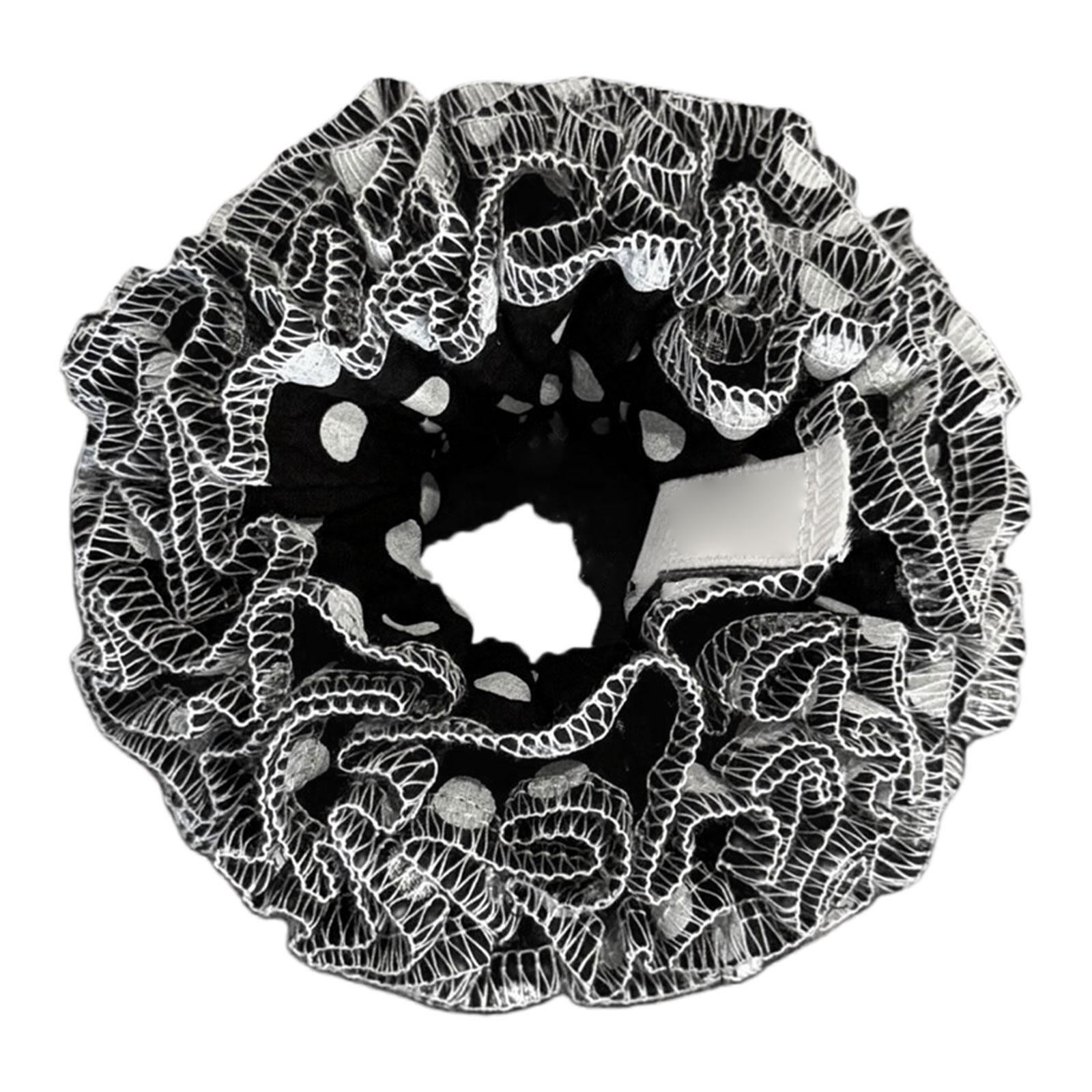 

Кольца для волос для толстой кишки Скранчи Большая Цветок Веревка для волос Милые резинки для волос для повседневного и праздничного использования H