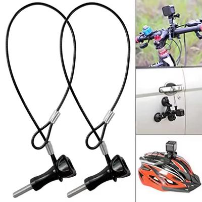 1-5 Zestaw Lina Bezpieczeństwa ze Stali Nierdzewnej Smycz dla GoPro Hero 13 12 11 Zapobiegająca Zgubieniu Opaska na Rękę Liny Wiszące dla DJI Insta360 X5